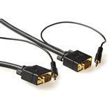 Advanced cable technology Ultra High Performance VGA + Audio connectioncable male-maleUltra High Performance VGA + Audio connectioncable male-male (AK4991)